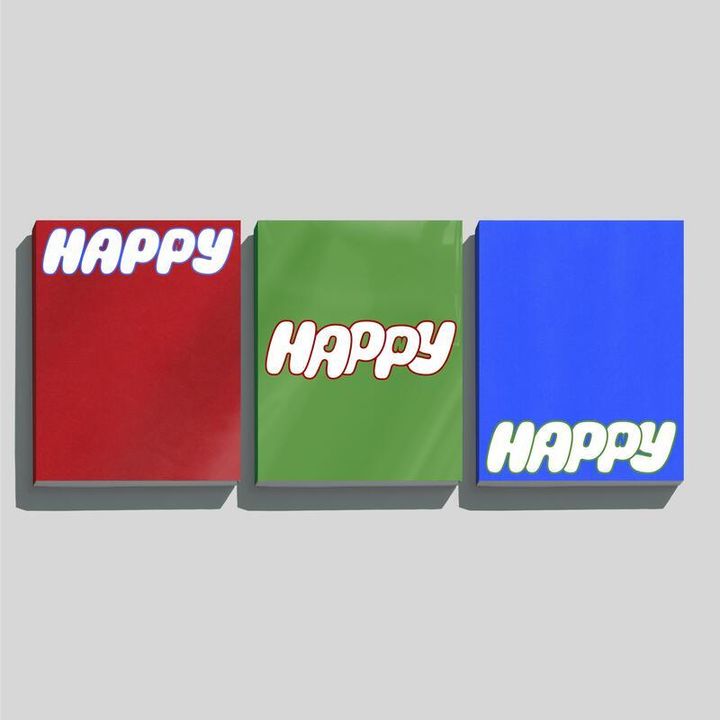金碩珍 JIN (BTS) - 首張專輯: HAPPY（Photobook 版｜CD） 封面