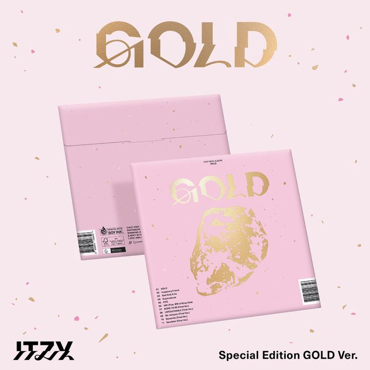 ITZY - 迷你專輯: Gold（特別版｜CD） 封面