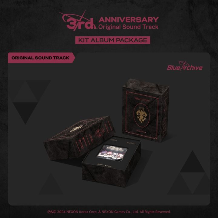 蔚藍檔案 Blue Archive 三週年原聲帶（Kit 版｜數位專輯） 封面