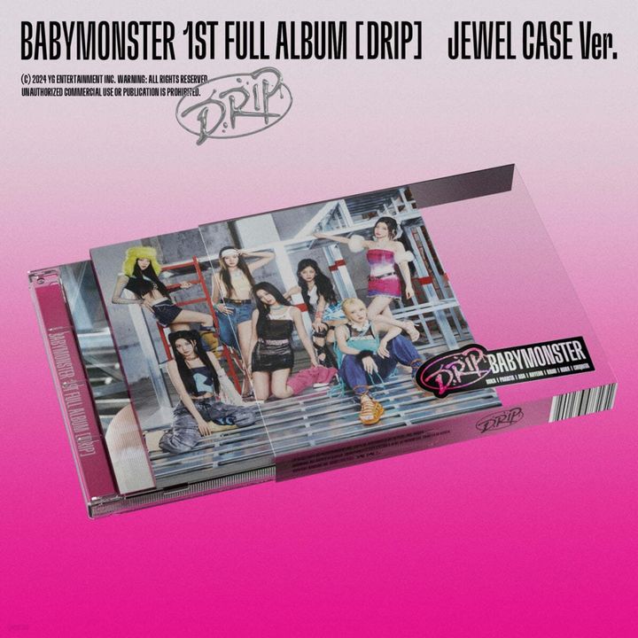 BABYMONSTER - 正規一輯: Drip（Jewel 版｜CD） 封面
