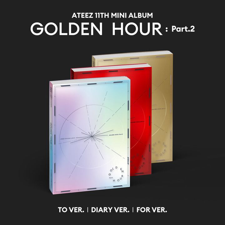 ATEEZ - 迷你十一輯: Golden Hour : Part.2（Photobook 版｜CD） 封面
