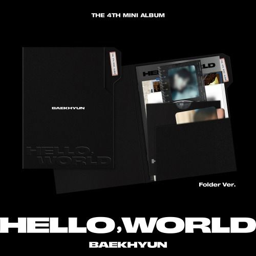伯賢 BAEKHYUN (EXO) - 迷你四輯: Hello, World (Folder 版｜CD) 封面