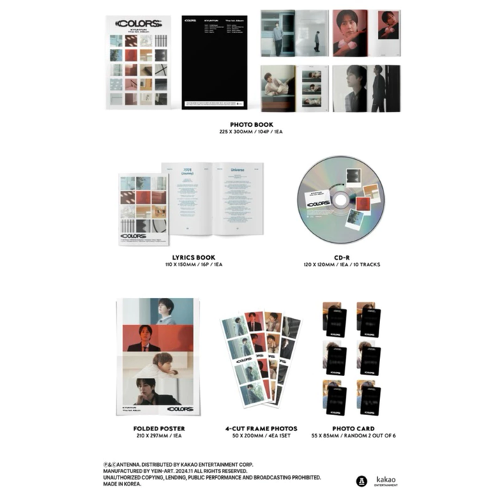 圭賢 KYUHYUN (Super Junior) - 正規一輯: Colors（Photobook 版｜Color Swatch 版｜Kyumae Nemo 版｜CD｜數位專輯） 內頁 1