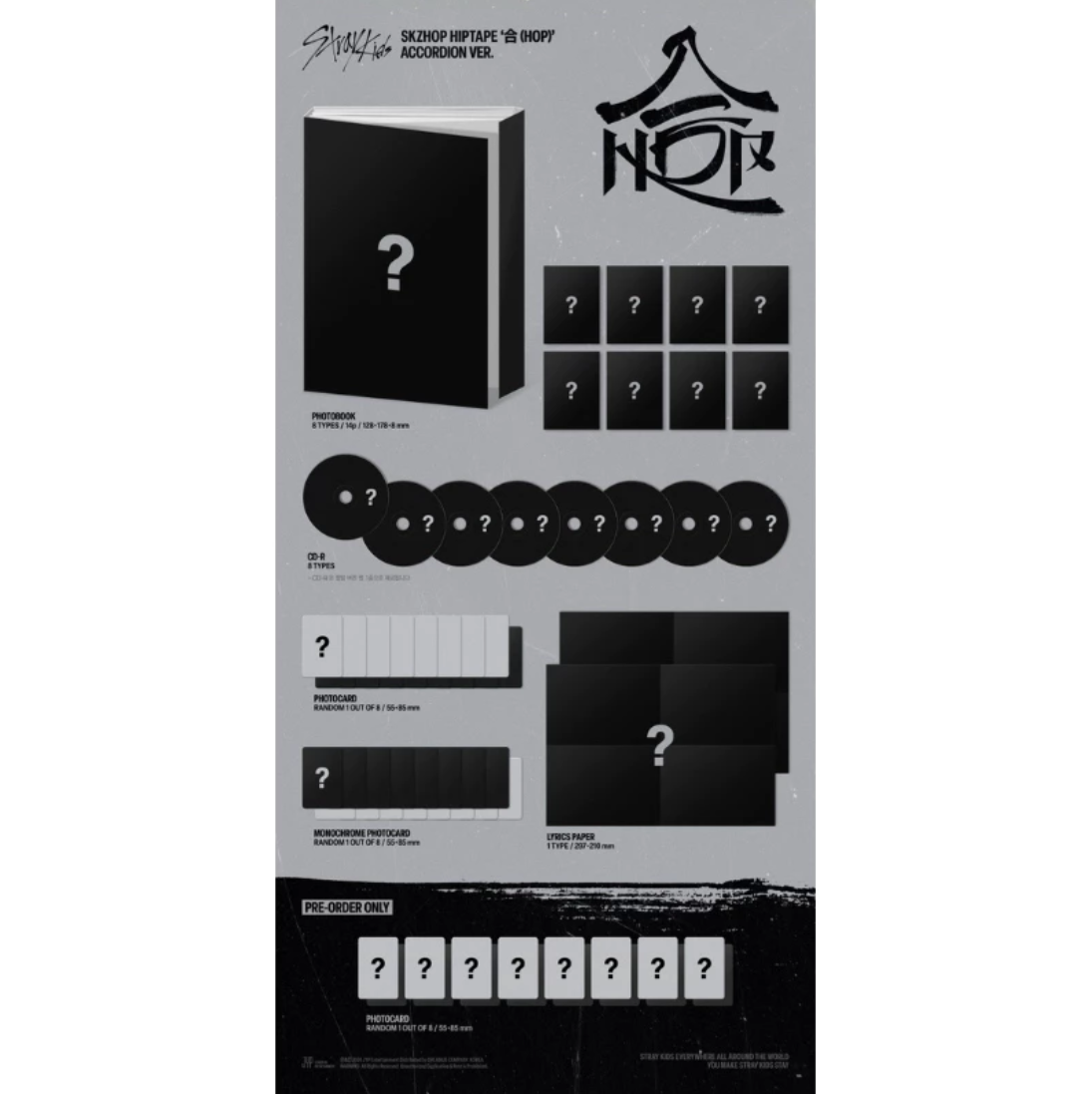 stray kids hop 合 skzhop 12種 トレカ 3コンプ③ Stray Kids - SKZHOP HIPTAPE \"合(HOP)\u201d（CD｜數位專輯） \u2013 環球黑膠