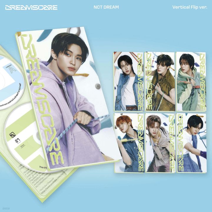 NCT DREAM - 正規四輯: Dreamscape（Vertical Flip 版｜CD） 封面