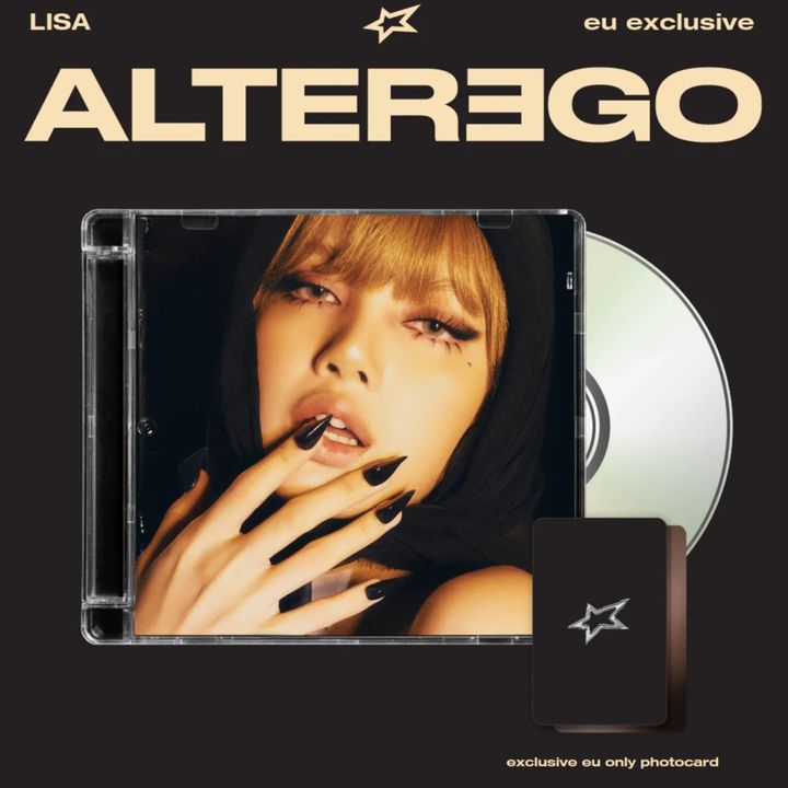 LISA (BLACKPINK) - Alter Ego（Jewel 歐洲限量版｜CD） 封面