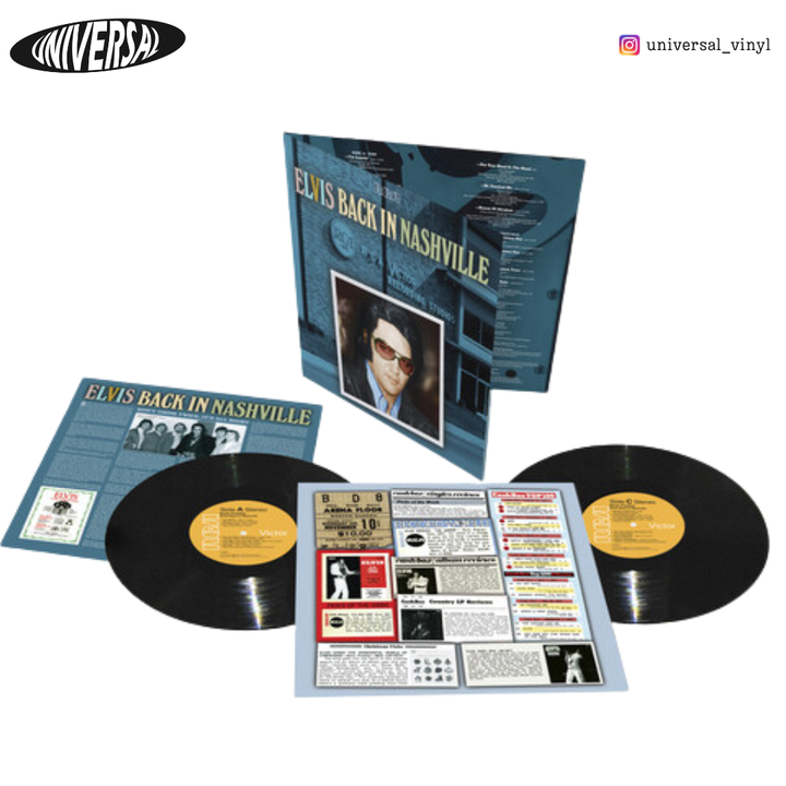 貓王 Elvis Presley - Back In Nashville（黑膠唱片 2LP） 內頁 1
