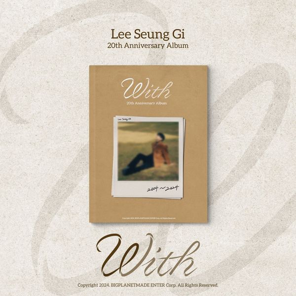 李昇基 LEE SEUNG GI - 20 周年專輯: With（CD） 封面