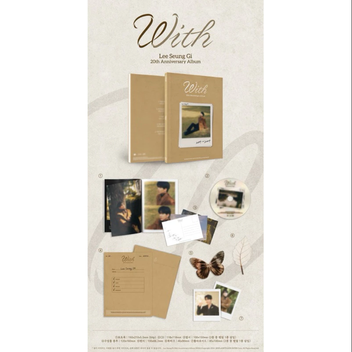 李昇基 LEE SEUNG GI - 20 周年專輯: With（CD） 內頁 1
