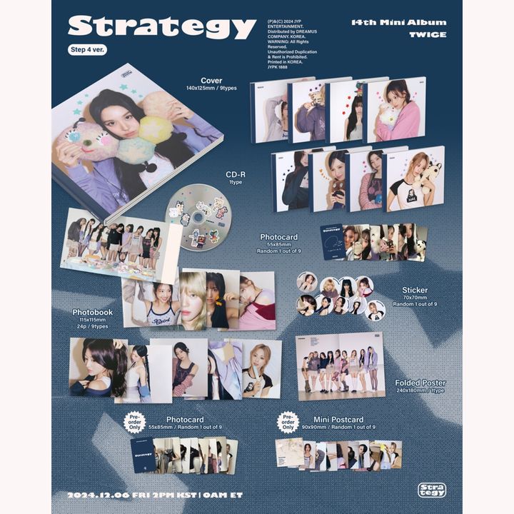 TWICE - 迷你十四輯: Strategy（Step 4 版｜CD） 內頁 1