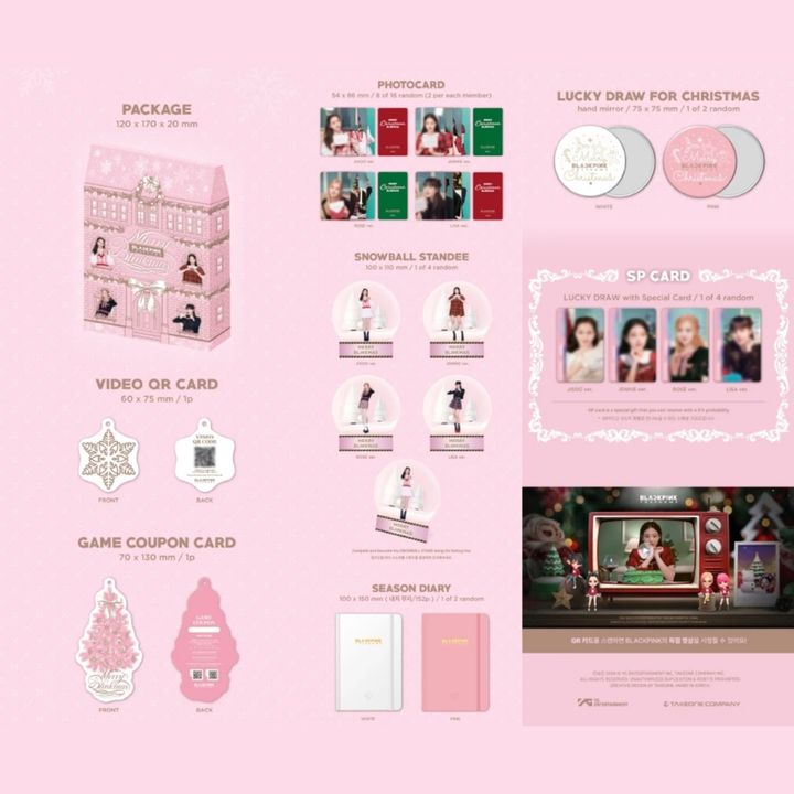 BLACKPINK - The Game Photocard Collection: 2024 BLACKPINK Christmas（遊戲卡｜官方周邊） 內頁 1