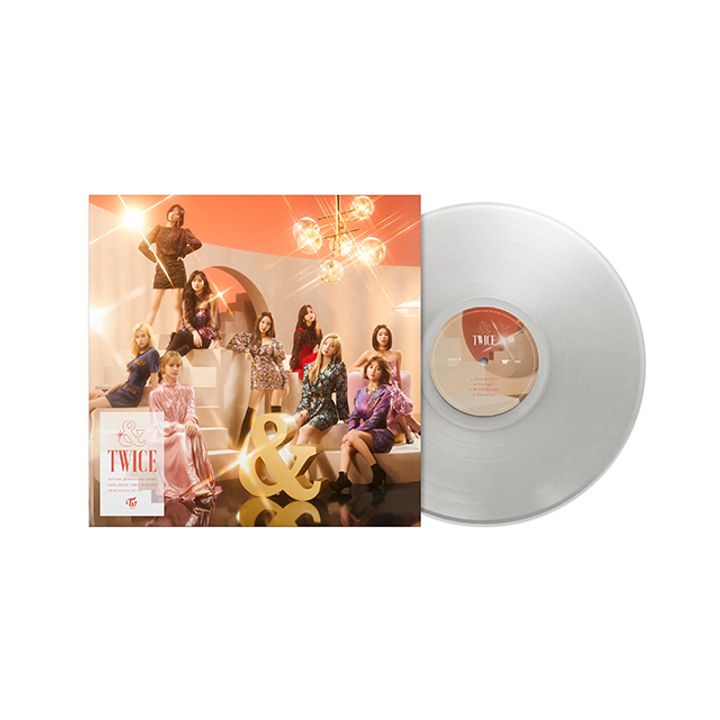 TWICE - &TWICE 日語正規二輯（限量版｜透明膠｜黑膠唱片 LP） 封面