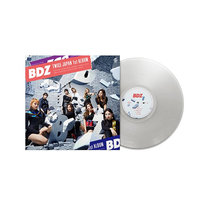 TWICE - 首張日語專輯 BDZ（限量版｜透明膠｜黑膠唱片 LP） 封面