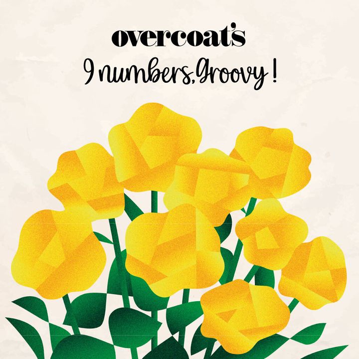 Overcoat's - 9 numbers, Groovy! （日盤｜黑膠唱片 LP） 封面