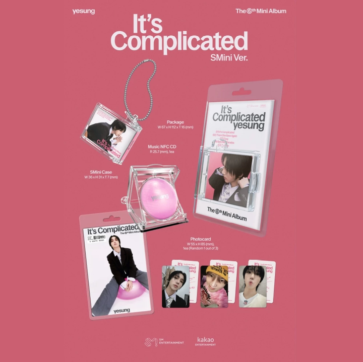 藝聲 YESUNG (SUPER JUNIOR) - 迷你六輯: It’s Complicated（SMini 版｜數位專輯） 封面