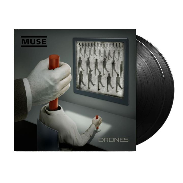 Muse - Drones（黑膠唱片 2LP） 封面