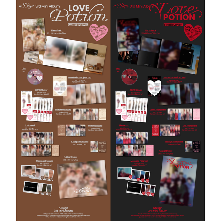 n.SSign - 迷你三輯: Love Potion（CD） 內頁 1