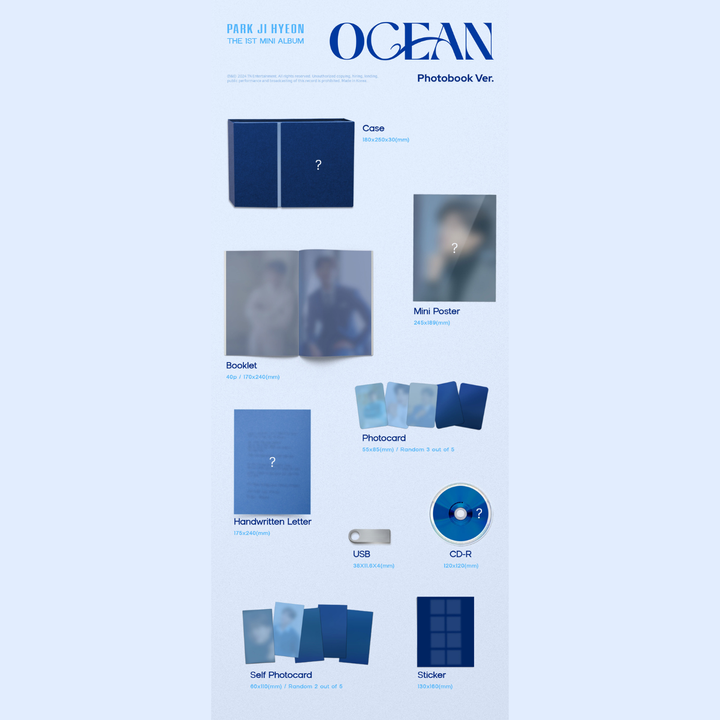 PARK JI HYEON - 迷你一輯: Ocean（Photobook 版｜Digipack 版｜ CD） 內頁 1
