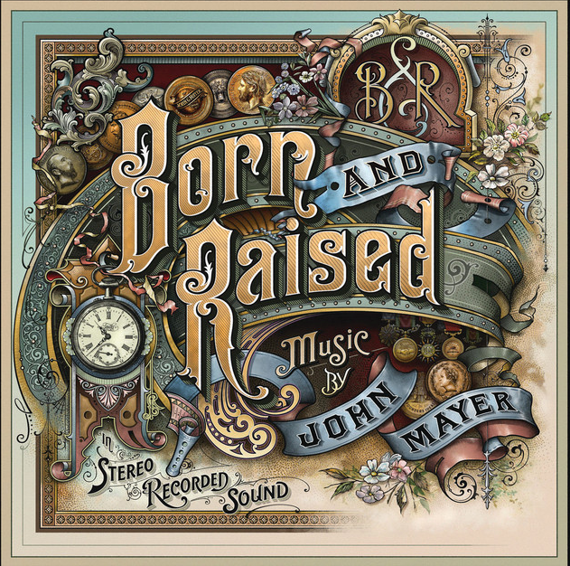 John Mayer - Born and Raised（黑膠唱片 3LP） 封面