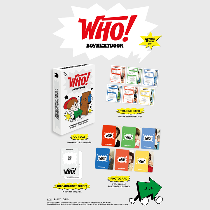 BOYNEXTDOOR - 首張單曲: WHO!（Weverse 版｜數位專輯） 內頁 1