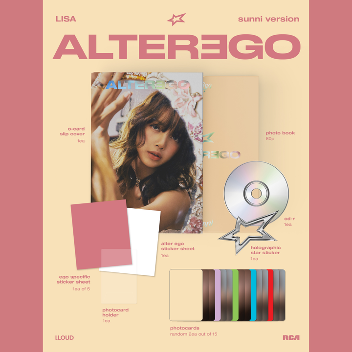 LISA (BLACKPINK) - Alter Ego（Photobook 版｜CD） 內頁 1