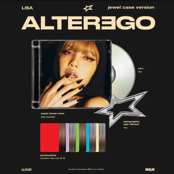 LISA (BLACKPINK) - Alter Ego（Jewel 一般版｜CD） 封面