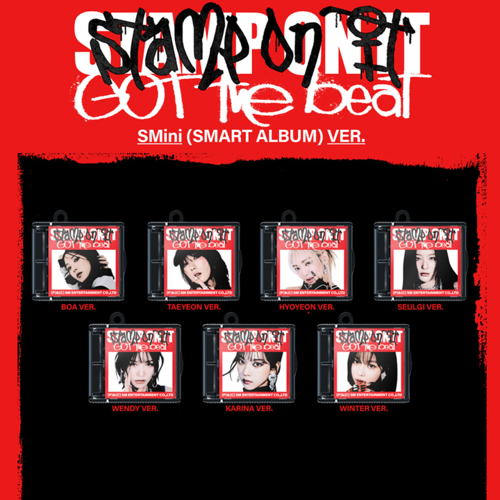 GOT THE BEAT (少女時代、aespa、Red Velvet、BOA) - Stamp On It（SMini 數位專輯） 封面