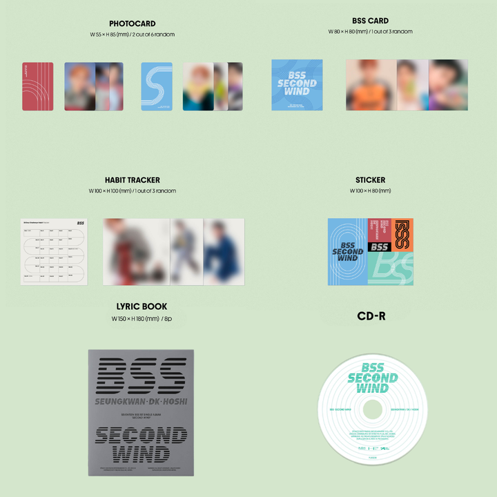 夫碩順 BSS (SEVENTEEN) - 單曲一輯: Second Wind（Photobook 版｜CD） 內頁 1