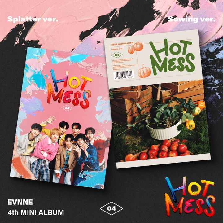 EVNNE - 迷你四輯: Hot Mess（Photobook 版｜CD） 封面