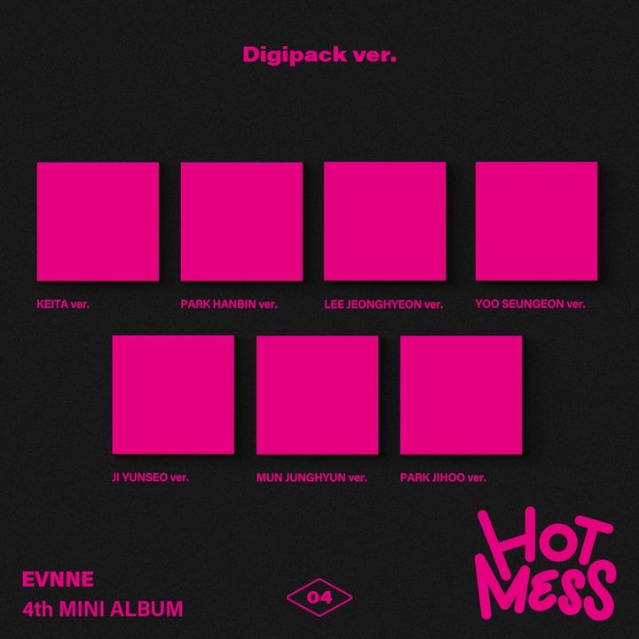 EVNNE - 迷你四輯: Hot Mess（Digipack 版｜CD） 封面