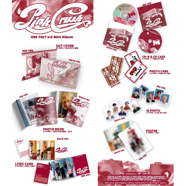 ONE PACT - 迷你三輯: Pink Crush（CD） 內頁 1