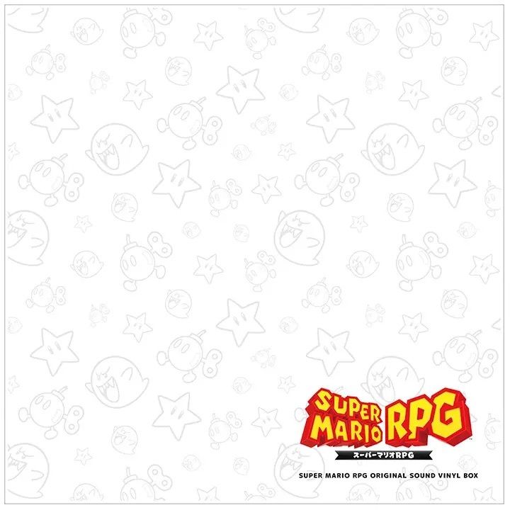 超級瑪利歐兄弟 スーパーマリオ RPG 原聲帶 盒裝版（黑膠唱片 4LP） 封面