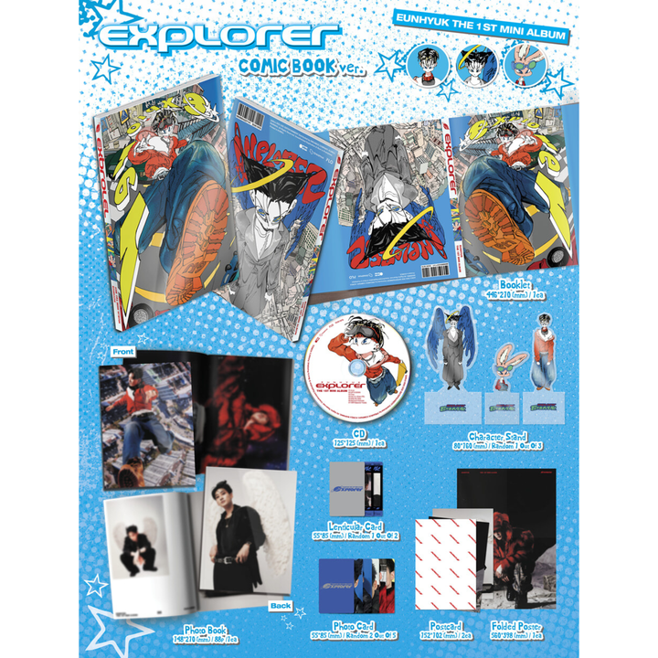 銀赫 EUNHYUK (Super Junior) - 迷你一輯: Explorer（Comic Book 版｜CD） 內頁 1