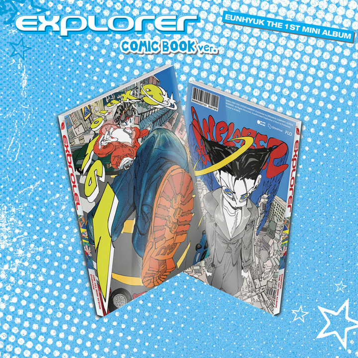 銀赫 EUNHYUK (Super Junior) - 迷你一輯: Explorer（Comic Book 版｜CD） 封面