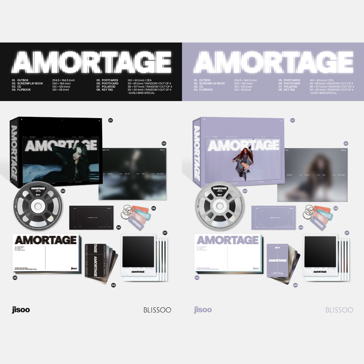 金智秀 JISOO (BLACKPINK) - 迷你專輯: AMORTAGE（Photobook 限量版｜CD） 內頁 1