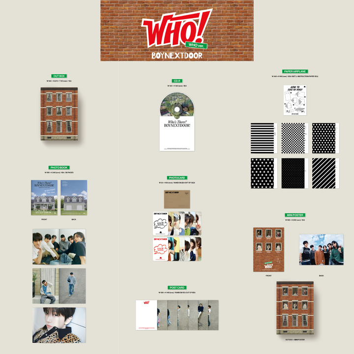 BOYNEXTDOOR - 首張單曲: WHO!（Photobook 版｜CD） 內頁 1