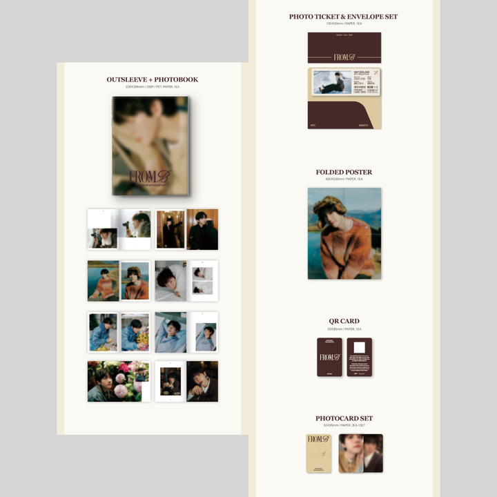 伯賢 BAEKHYUN (EXO) - From B（寫真書｜官方周邊） 內頁 1