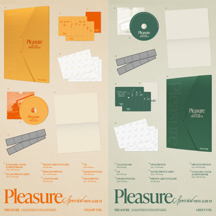 TREASURE - 特別迷你專輯: Pleasure（Photobook 版｜CD） 內頁 1