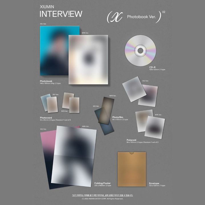 金珉錫 XIUMIN (EXO) - 迷你二輯: Interview X（CD｜數位專輯） 內頁 1