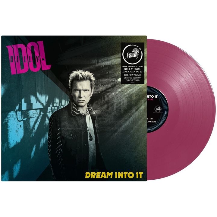 Billy Idol - Dream Into It（Indie 獨家版彩膠｜黑膠唱片 LP） 封面
