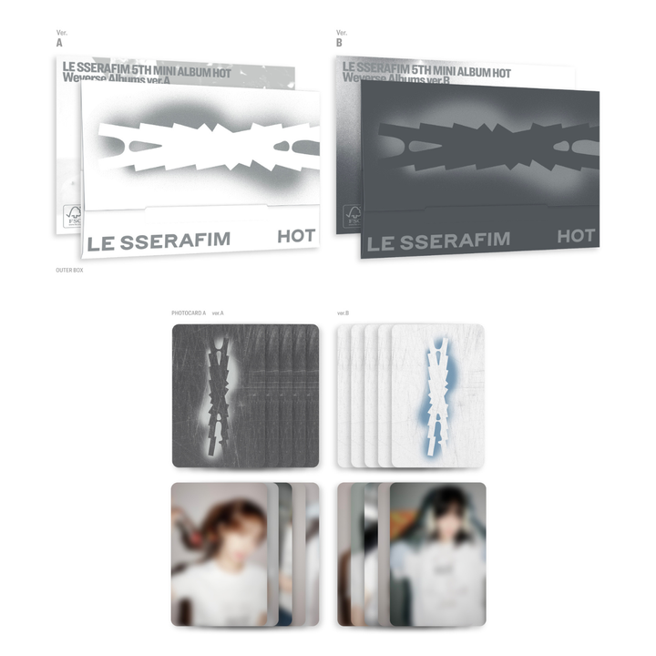 LE SSERAFIM - 迷你五輯: Hot（Weverse 版｜數位專輯） 內頁 1