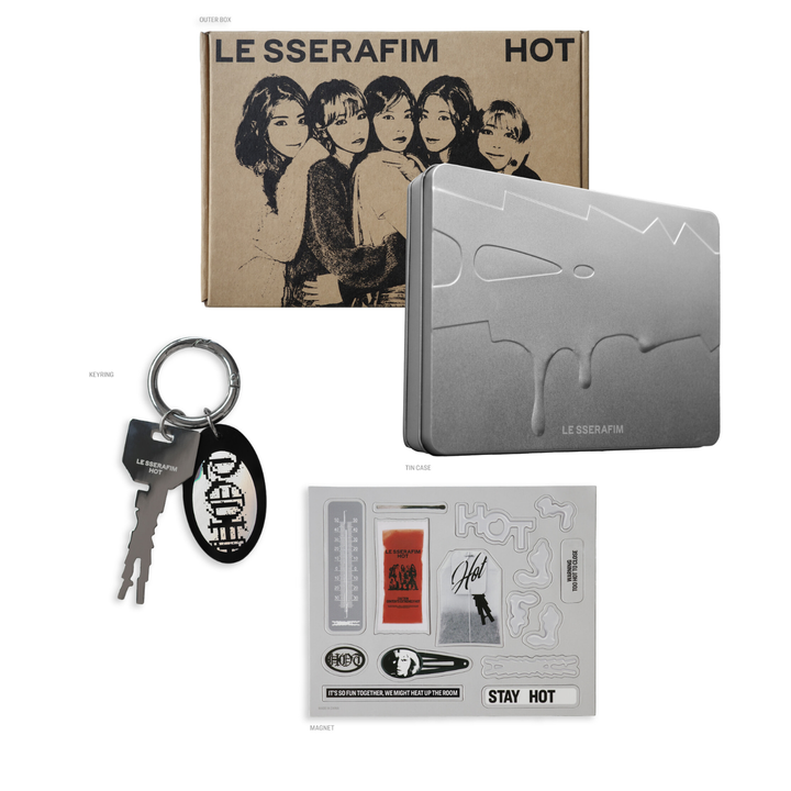 LE SSERAFIM - 迷你五輯: Hot（Tin Case 版｜CD） 內頁 1