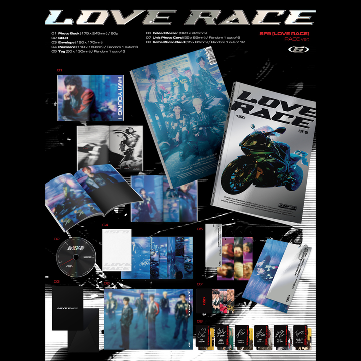 SF9 - 迷你十五輯: Love Race（Photobook 版｜CD） 內頁 1