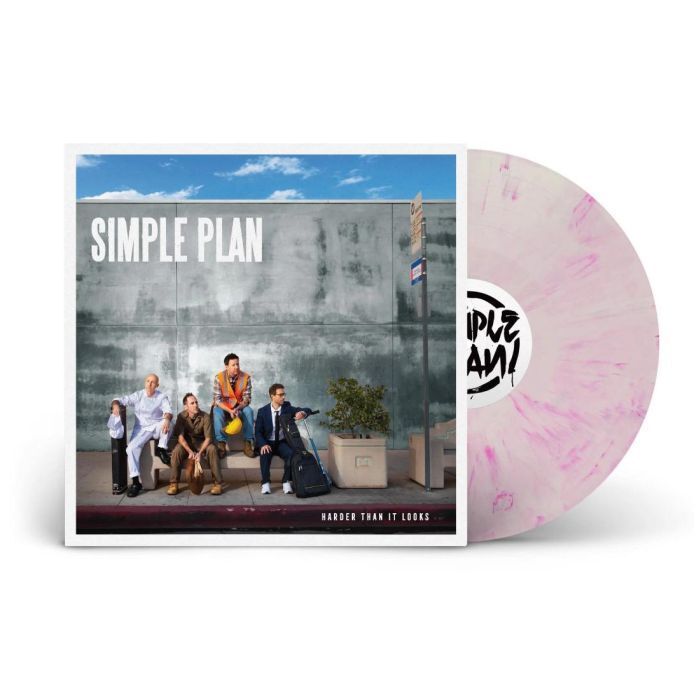 Simple Plan - Harder Than It Looks（粉色彩膠｜黑膠唱片 LP） 封面
