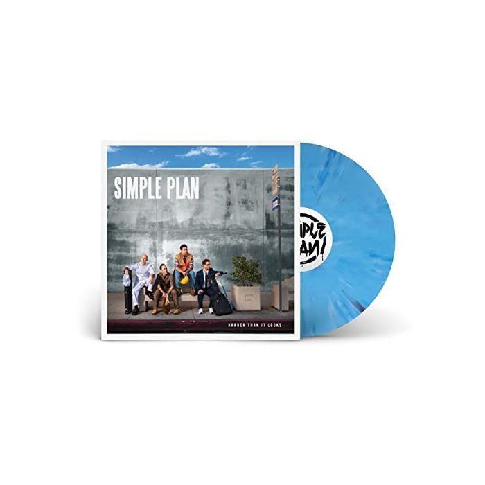 Simple Plan - Harder Than It Looks（藍色彩膠｜黑膠唱片 LP） 封面