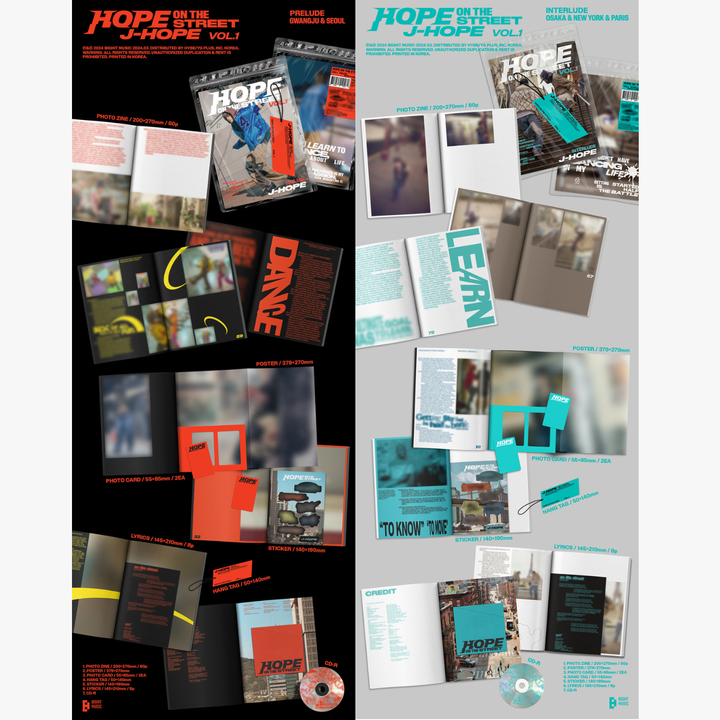 鄭號錫 j-hope (BTS) - 正規一輯: Hope On The Street Vol.1（CD｜數位專輯） 內頁 1