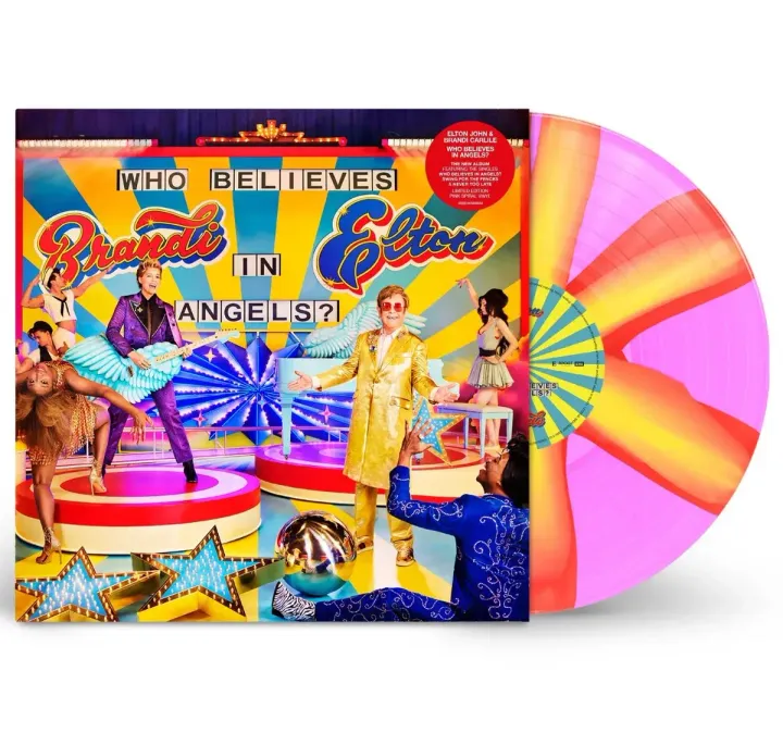 Elton John & Brandi Carlile - Who Believes In Angels?（黑膠唱片 LP） 封面