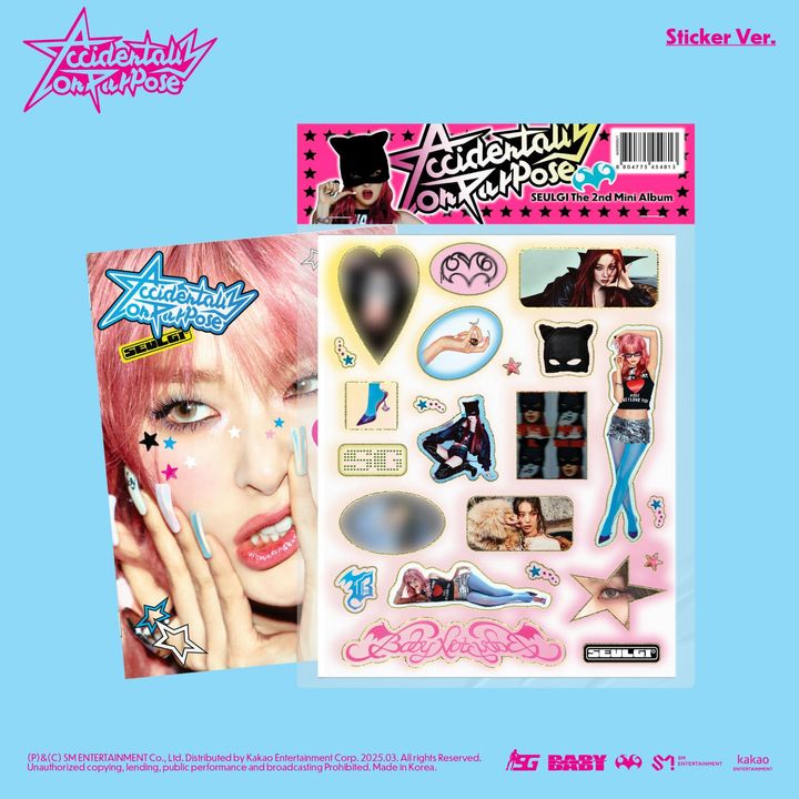 瑟琪 SEULGI (Red Velvet) - 迷你二輯: Accidentally On Purpose（Sticker 版｜CD） 封面