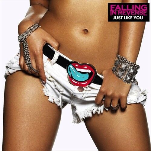 Falling In Reverse - Just Like You【霓虹粉色潑墨膠】（黑膠唱片 LP） 封面