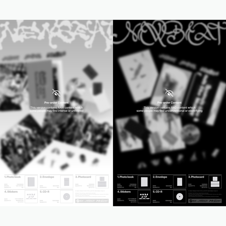 NEWBEAT - 正規一輯: Raw and Rad【Photobook 版】（CD） 內頁 1
